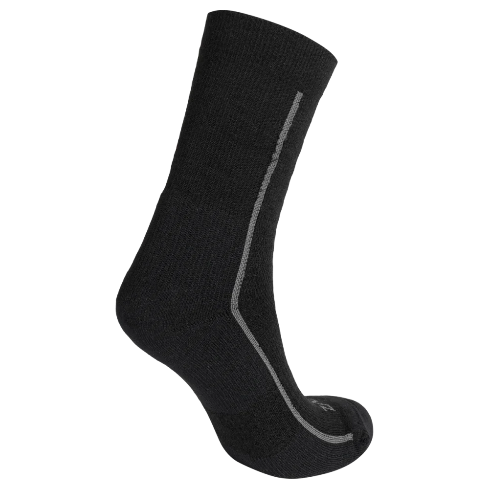 Hejma Merino Mid Socks — Black
