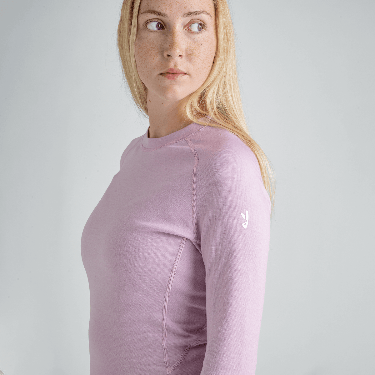 Hejma Women's Merino Longsleeve — Grape Mauve