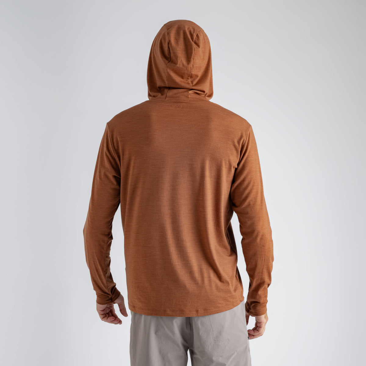 Kora Men's Merino Hoodie — Decadent Red