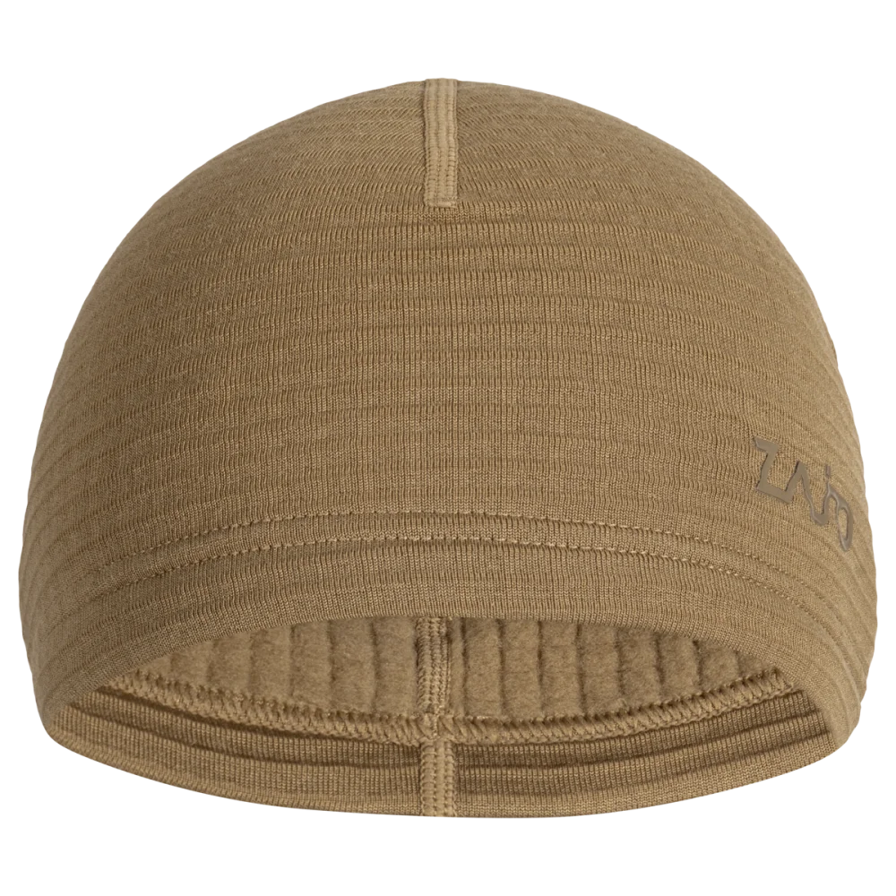 Kovri Merino Grid Beanie — Golden Brown