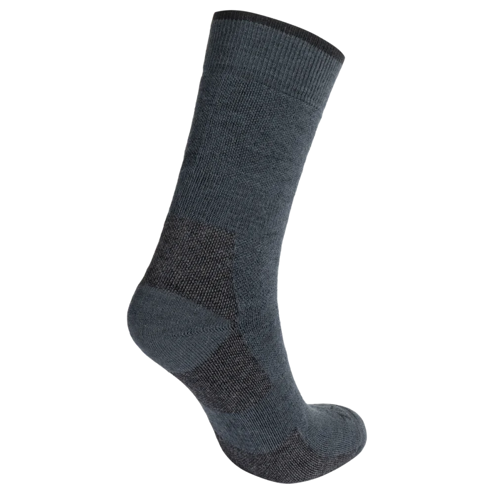 Kovri Merino High Socks — Grey Navy
