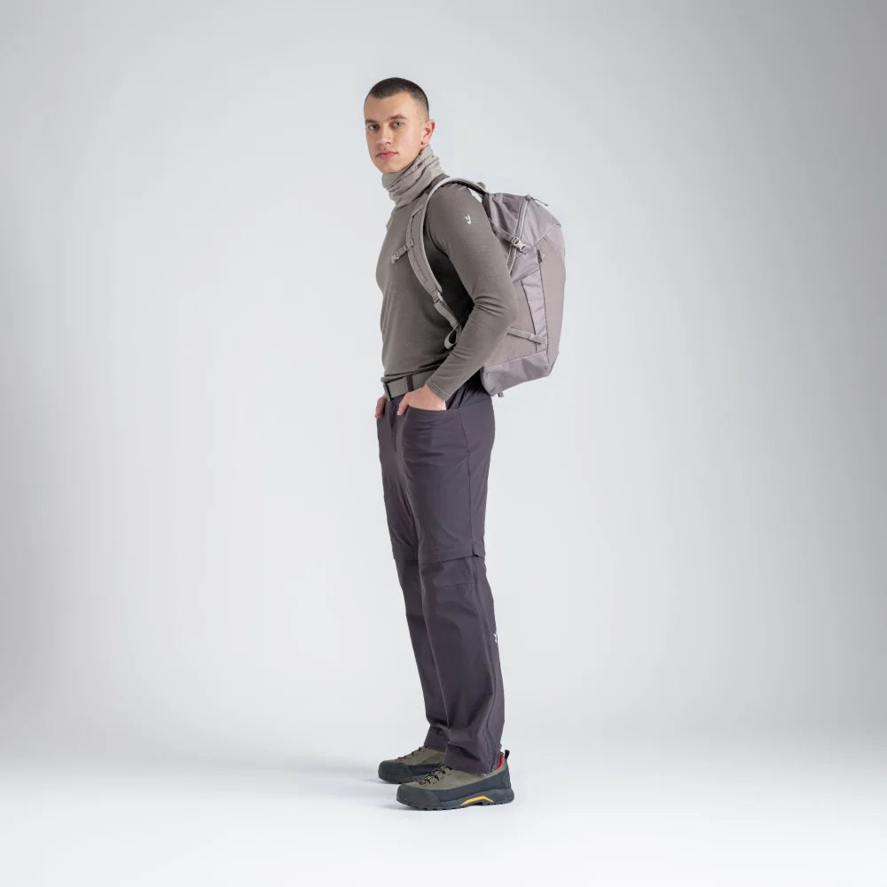Pado Men's Zip-Off Pants — Dark Navy