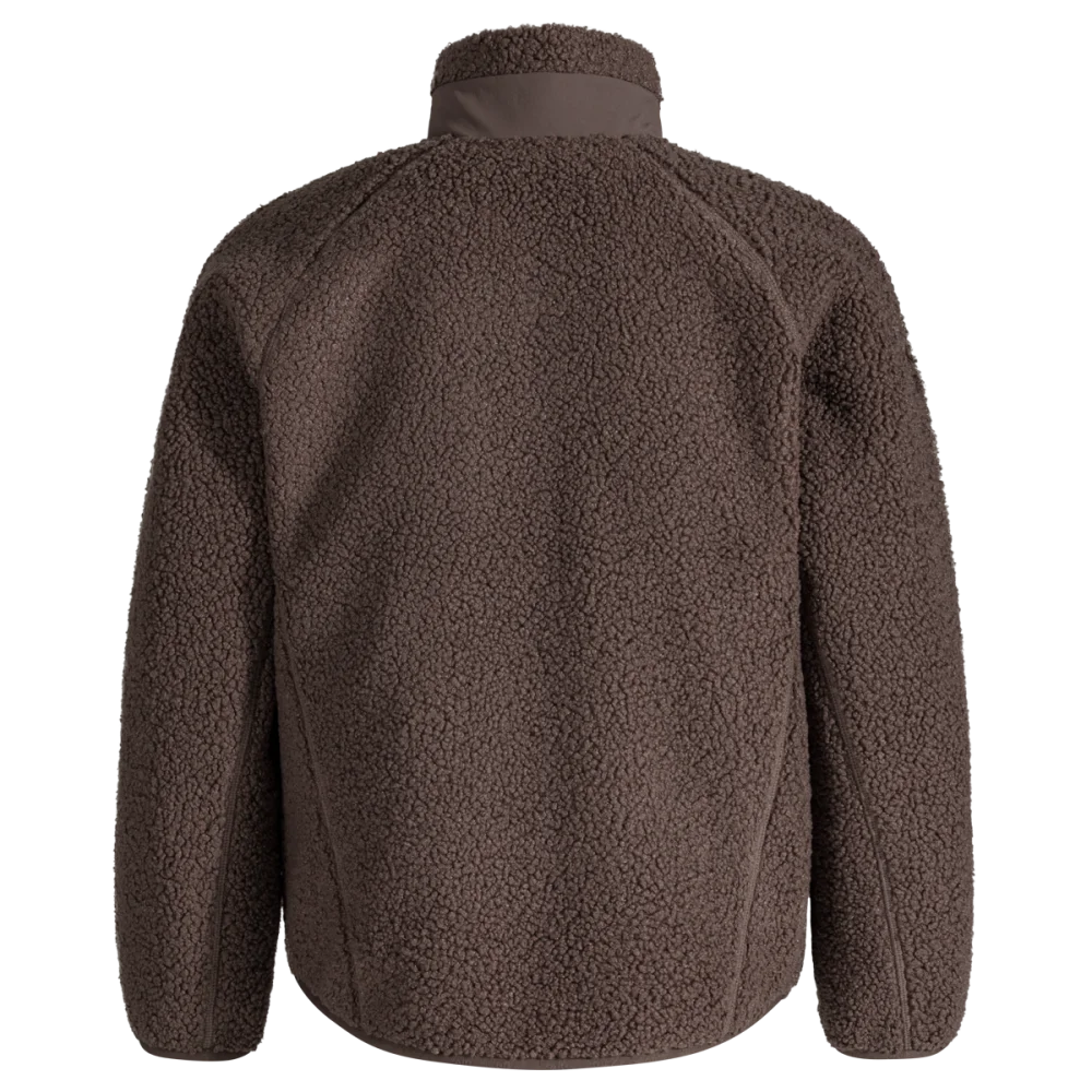 Palpo Kid's Pile Fleece Jacket — Cocoa Brown