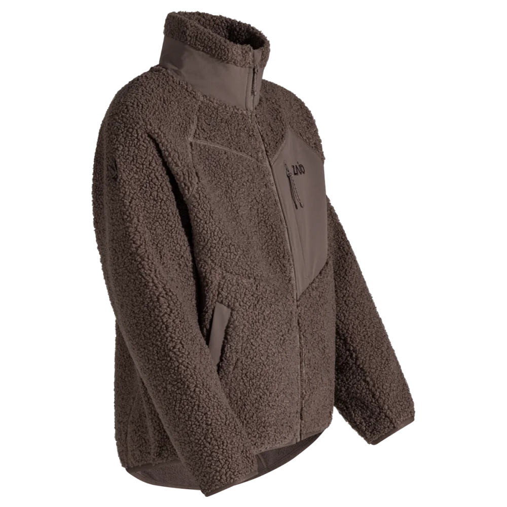 Palpo Kid's Pile Fleece Jacket — Cocoa Brown