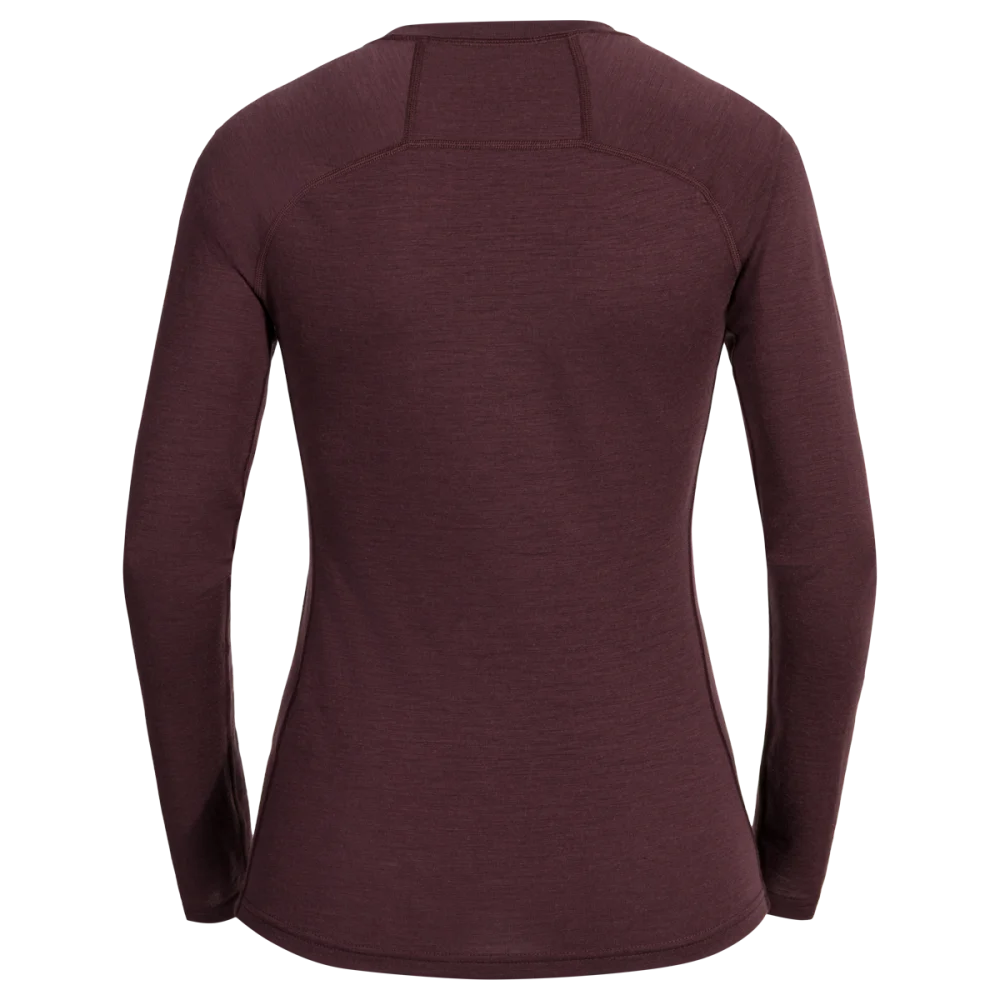Senti Women's Merino Longsleeve — Decadent Red