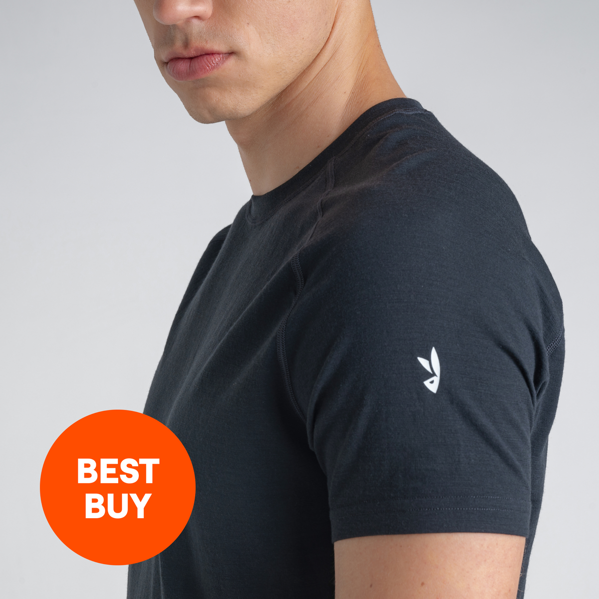 Senti Men's Merino T-shirt — Black