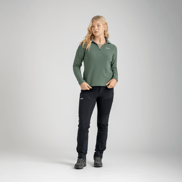 Auro Women's Fleece Zip Top — Light Beige