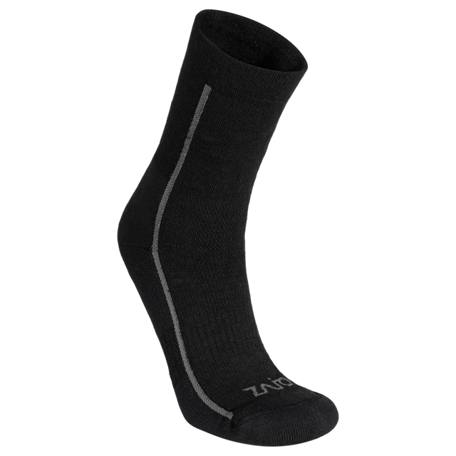 Hejma Merino Mid Socks — Black