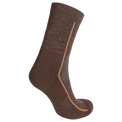 Hejma Merino Mid Socks — Cocoa Brown
