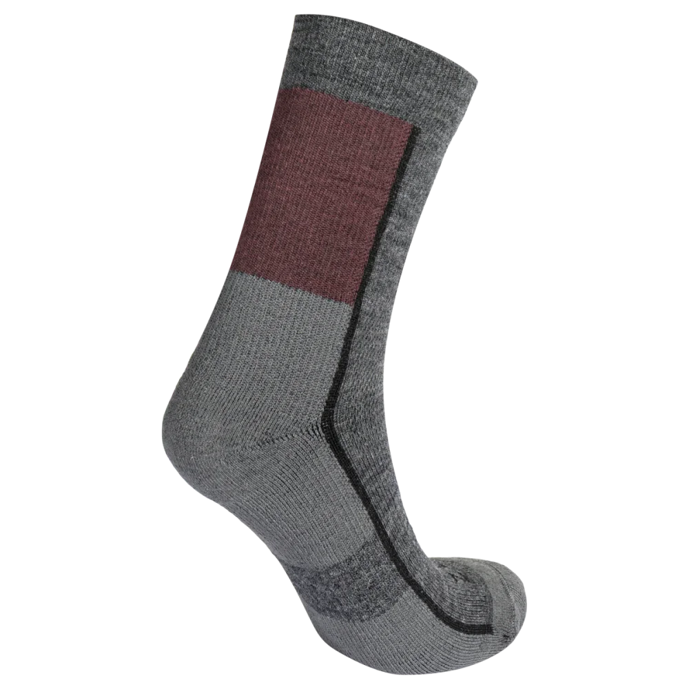 Hejma Merino Mid Socks — Decadent Red