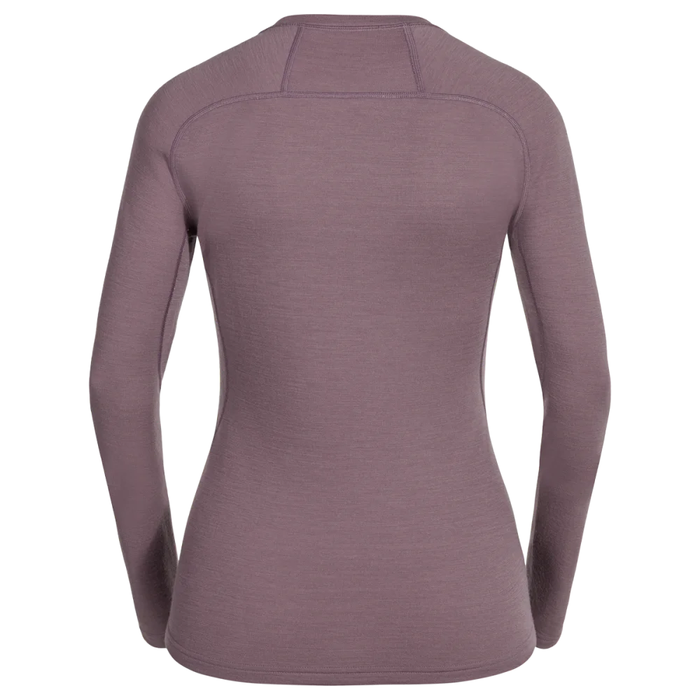 Hejma Women's Merino Longsleeve — Grape Mauve