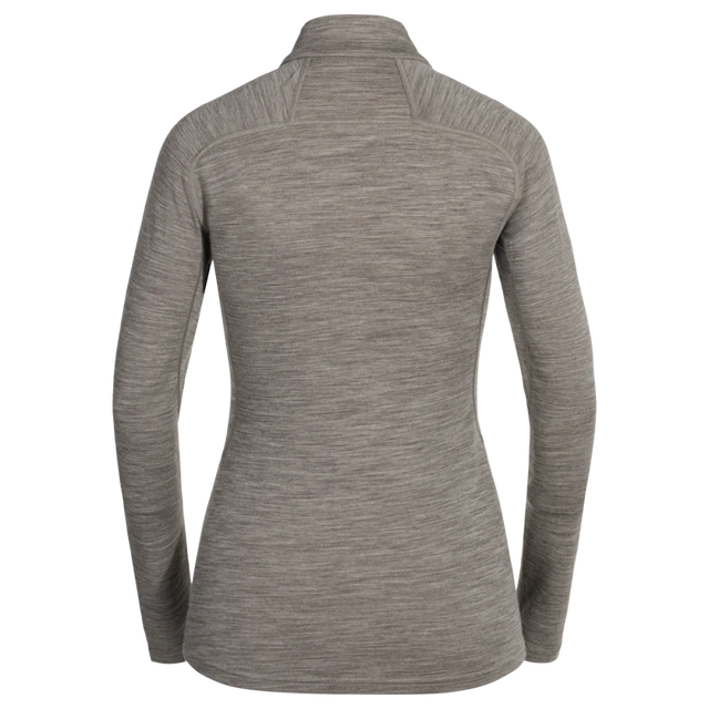 Hejma Women's Merino Zip Top — Taupe Beige