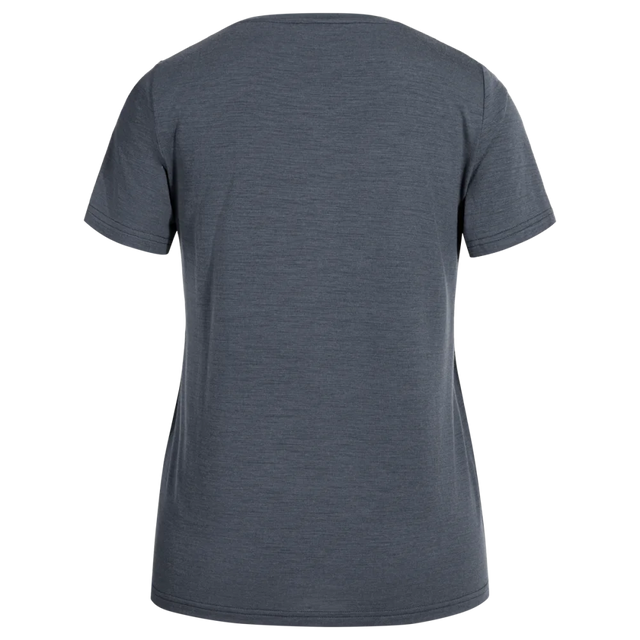 Kora Women's Merino T-shirt — Grey Navy