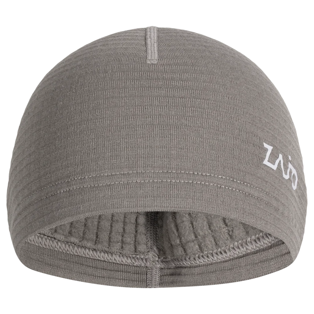 Kovri Merino Grid Beanie — Taupe Beige