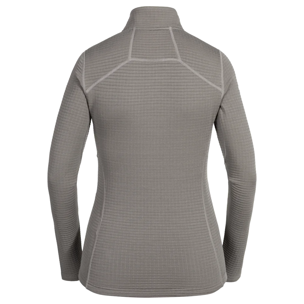 Kovri Women's Merino Grid Jacket — Taupe Beige