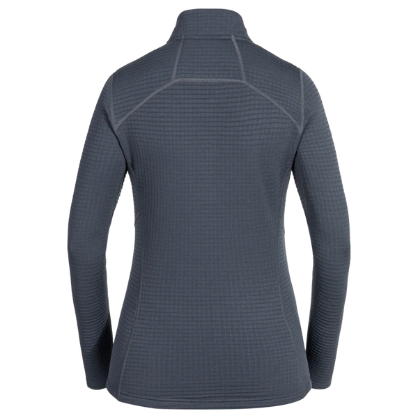 Kovri Women's Merino Grid Jacket — Grey Navy
