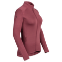 Kovri Women's Merino Grid Jacket — Earth Red