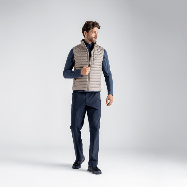 Nubaro Men's Insulated Vest — Thyme Green