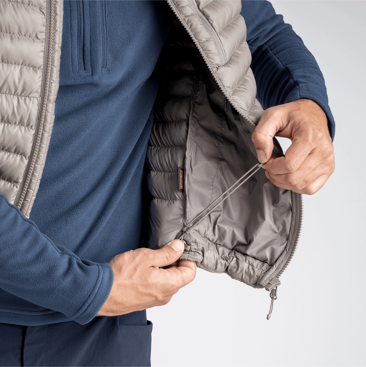 Nubaro Men's Insulated Vest — Navy