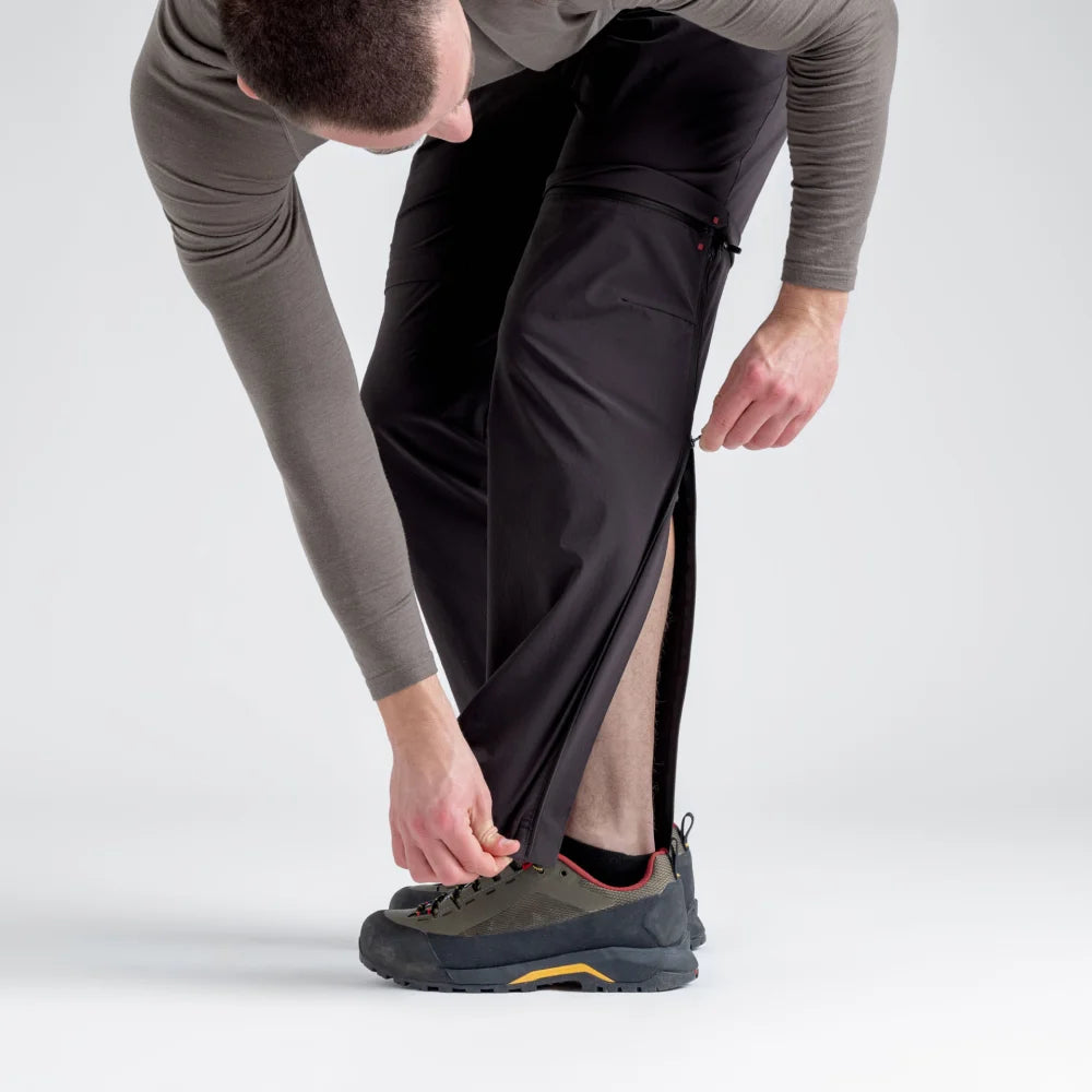 Pado Men's Zip-Off Pants — Espresso