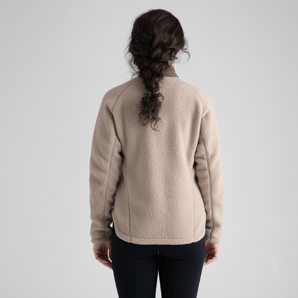 Palpo Women's Pile Fleece Jacket — Cocoa Brown