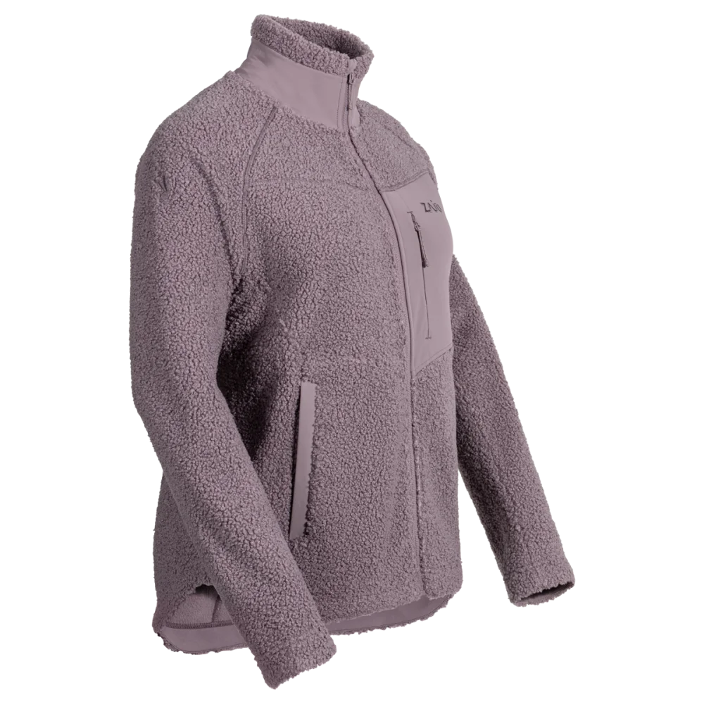 Palpo Women's Pile Fleece Jacket — Iced Mauve
