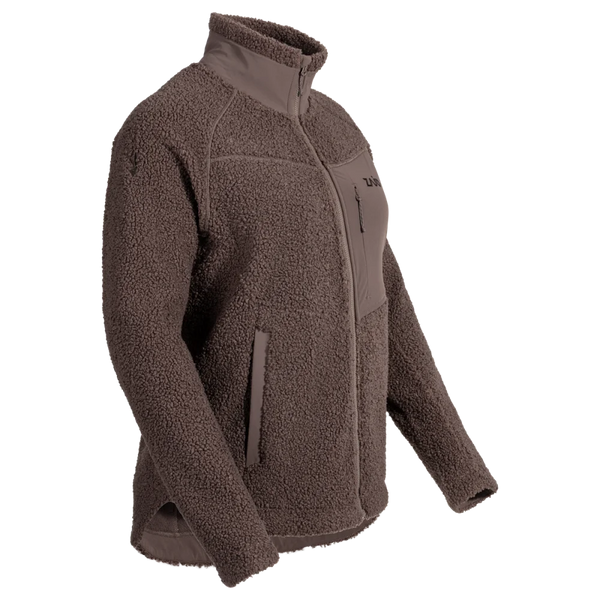 Palpo Women's Pile Fleece Jacket — Cocoa Brown