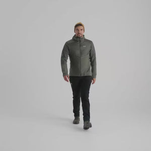 Spiro Men's Insulated Hybrid Jacket — Black