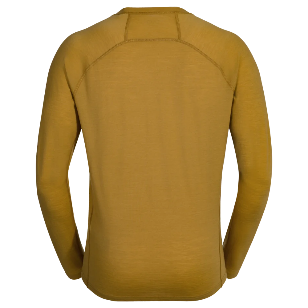 Senti Men's Merino Longsleeve — Amber Gold