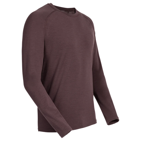 Senti Men's Merino Longsleeve — Decadent Red