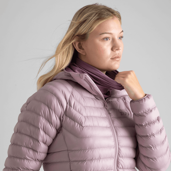 Senti Merino Neckwarmer — Purple