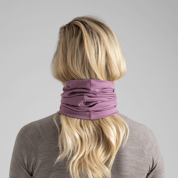 Senti Merino Neckwarmer — Purple