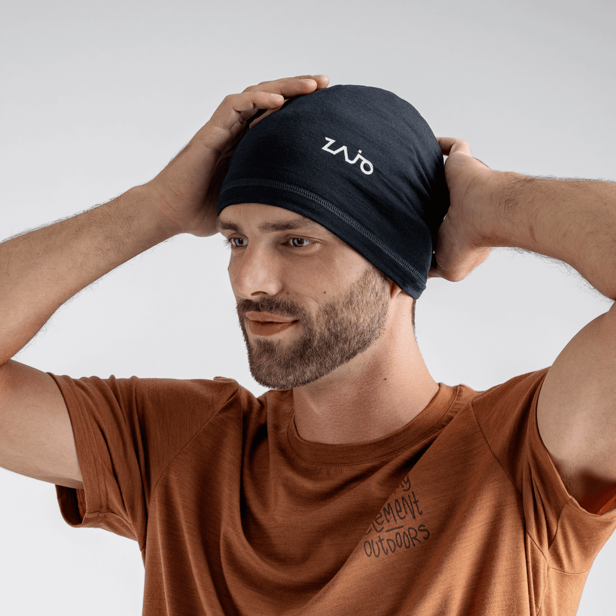 Senti Merino Neckwarmer — Dark Navy