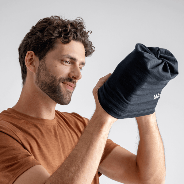 Senti Merino Neckwarmer — Dark Navy