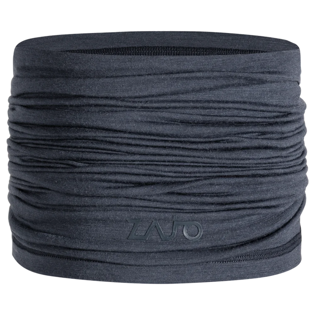 Senti Merino Multifunctional Scarf — Grey Navy