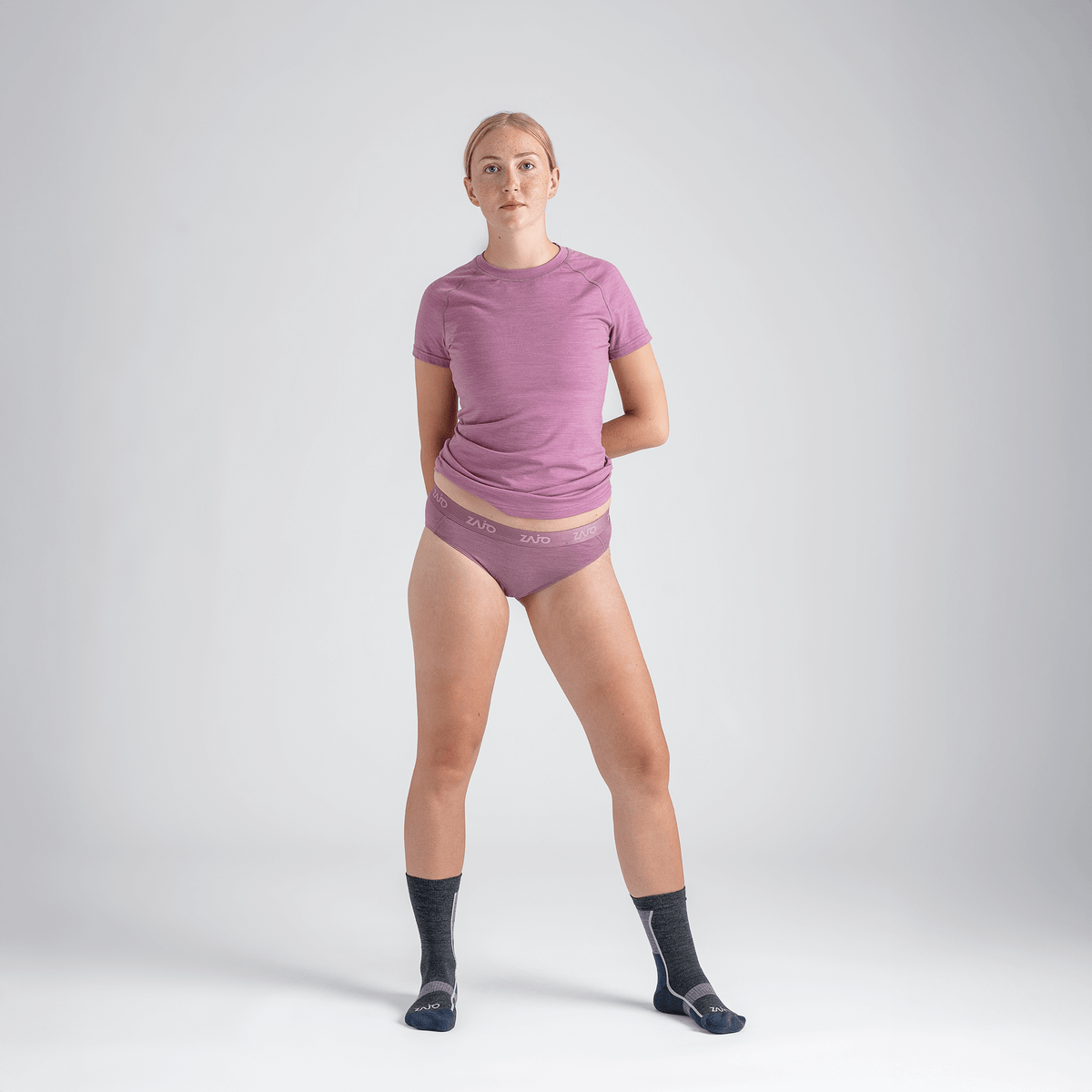 Senti Women's Merino Briefs — Purple