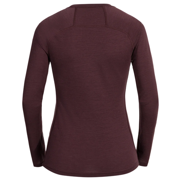 Senti Women's Merino Longsleeve — Decadent Red