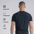 Senti Men's Merino T-shirt — Black
