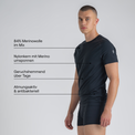 Senti Men's Merino T-shirt — Black